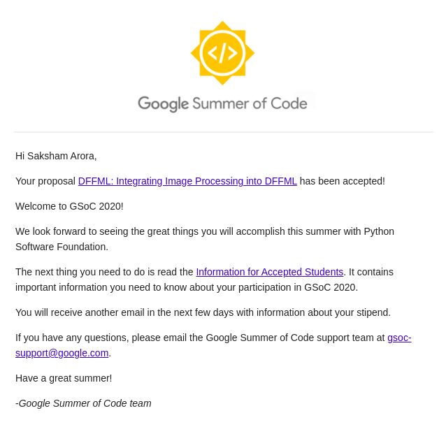 4th May 2020 - The day I got accepted!!